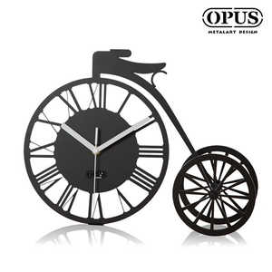 OPUS 歐式鐵藝 童年時光 三輪車桌鐘 (經典黑) 座鐘 辦公用品 桌面擺飾 CL-Tr08B