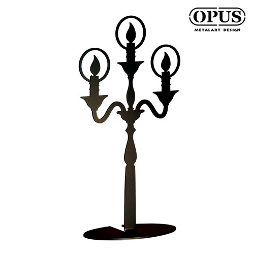 OPUS 歐式鐵藝 希望之光飾品架 (經典黑) 金屬首飾座 戒指項鍊架 桌面收納 造型擺飾 PI-li06B