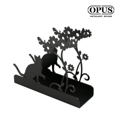 OPUS東齊金工 歐式鐵藝 貓咪信件架 收納架 展示架 文具擺飾 禮品 LE-ca02