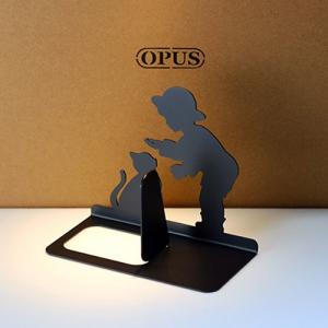 OPUS 歐式鐵藝書擋 童伴書架 金屬立書夾 書本收納架 桌上型 文件架 NE-Bo16