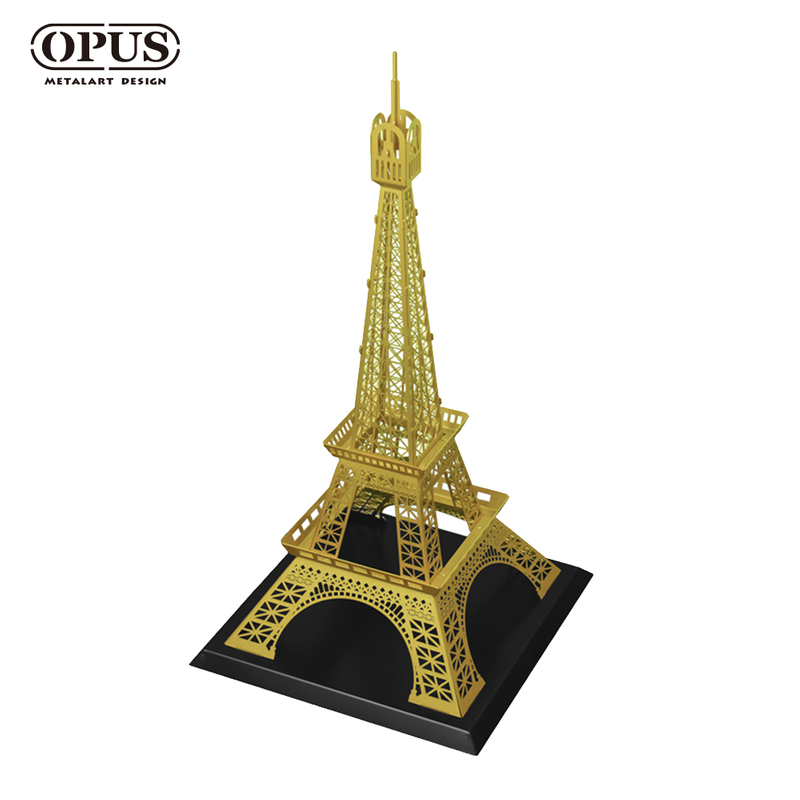 OPUS 東齊金工 巴黎鐵塔擺飾, 古典金 客製模型案例 歐洲學校 藝術擺飾