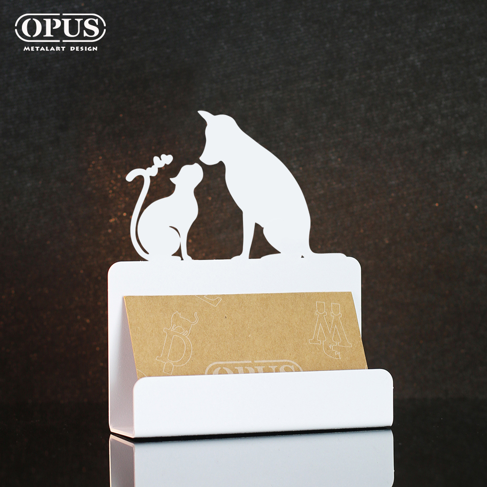 OPUS東齊金工 歐式鐵藝 寵愛名片座 高級名片架 會展用品 金屬商務名片盒 CA-do06