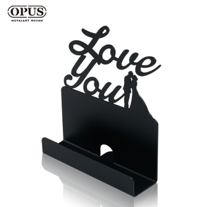 OPUS東齊金工 歐式鐵藝 愛情名片座 高級名片架 會展用品 金屬商務名片盒 CA-lo04